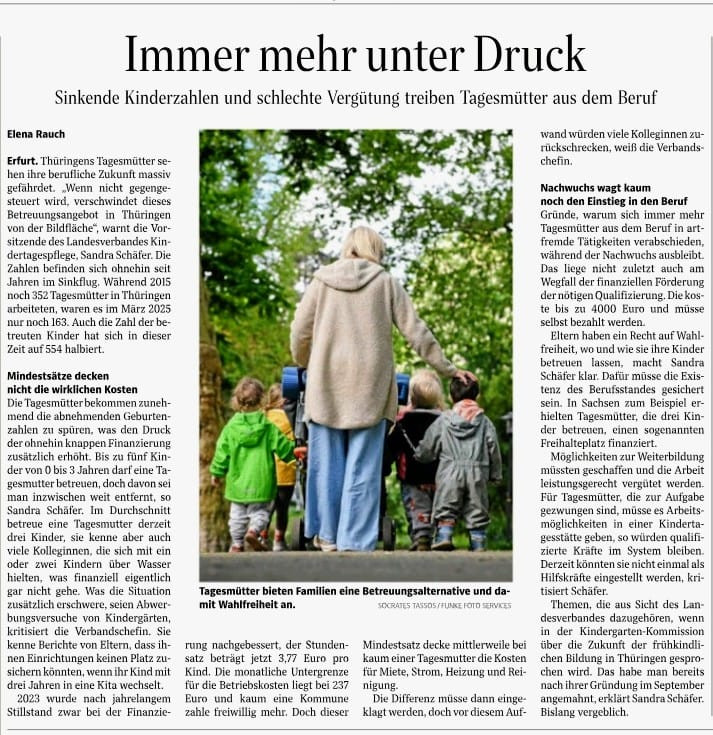 Artikel in der Thüringer Allgemeinen, 05.02.2026, Elena Rauch